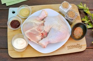 Куриные окорочка на мангале Куриные окорочка на мангале