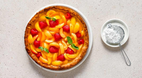 Песочный пирог с желе ягодами и фруктами, пошаговый рецепт с фото на 348 ккал Песочный пирог с желе ягодами и фруктами, пошаговый рецепт с фото на 348 ккал