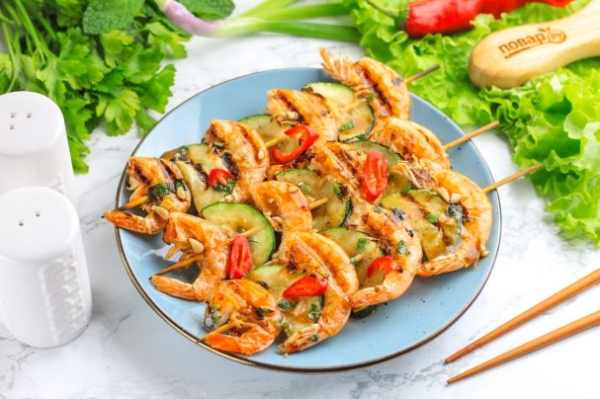 Креветки "Якитори" Креветки "Якитори"