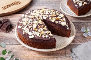 Постный шоколадный кекс Постный шоколадный кекс