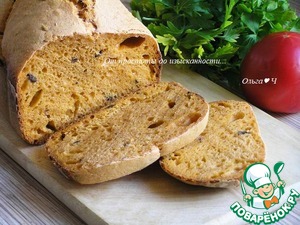 Томатный хлеб с маслинами