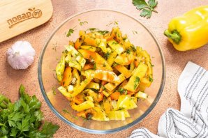 Салат с болгарским перцем на зиму Салат с болгарским перцем на зиму