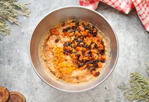 Морковно-гречневый кекс