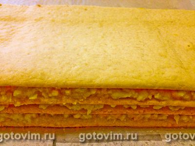 Апельсиновые пирожные с безе