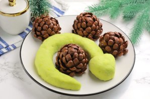 Торт "Змейка" на Новый год Торт "Змейка" на Новый год