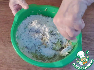 Лепешки из кабачков и гречневой крупы