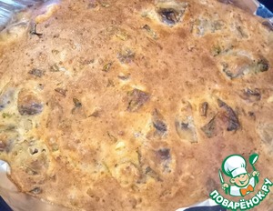 Грибной пирог с зеленью Грибной пирог с зеленью