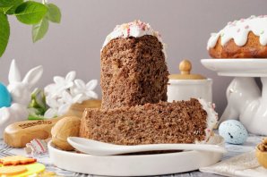 Шоколадный пасхальный кулич