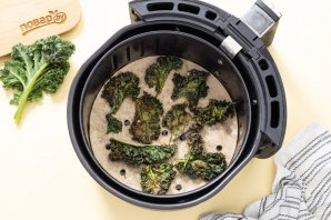 Чипсы из кейла в аэрогриле Чипсы из кейла в аэрогриле