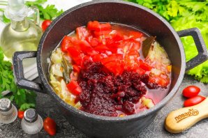 Борщ с вареной свеклой Борщ с вареной свеклой