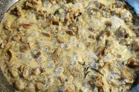 Булгур с лисичками и сметаной Булгур с лисичками и сметаной