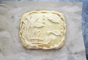 Пирог с омулем