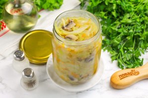 Капуста с грибами на зиму Капуста с грибами на зиму