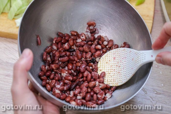 Борщ с фасолью в мультиварке