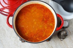 Постный овощной суп Постный овощной суп