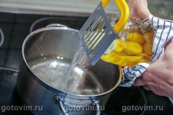 Компот из желтой алычи с лимоном без стерилизации Компот из желтой алычи с лимоном без стерилизации