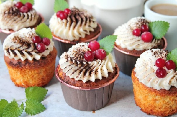 Капкейки "Молочная девочка" Капкейки "Молочная девочка"