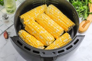 Кукуруза в аэрогриле Кукуруза в аэрогриле