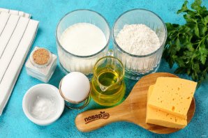 Ленивые хачапури с сыром на сковороде на кефире Ленивые хачапури с сыром на сковороде на кефире