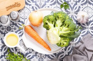 Брокколи с морковью