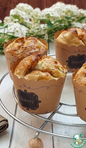 Закусочные маффины с фаршем индейки Закусочные маффины с фаршем индейки