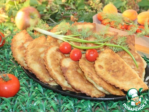 Пирожки из теста для чебуреков Пирожки из теста для чебуреков