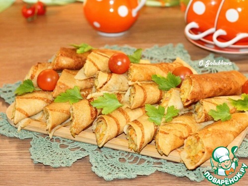 Блины из поленты с картофельной начинкой Блины из поленты с картофельной начинкой