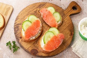 Бутерброды к пиву на скорую руку Бутерброды к пиву на скорую руку