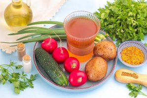 Окрошка постная Окрошка постная