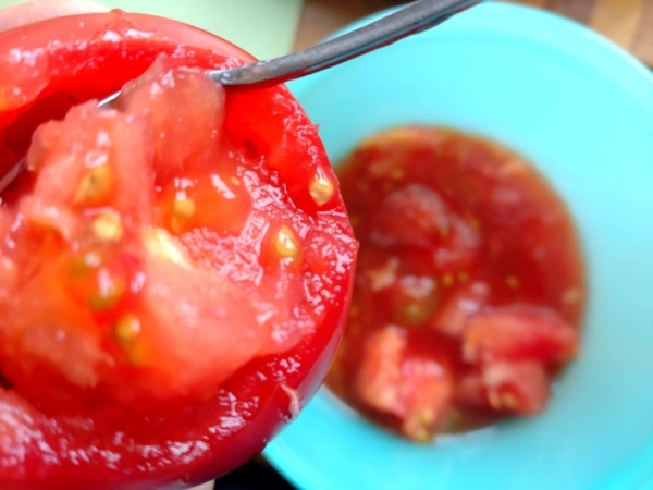 Помидоры фаршированные грибами, фаршем и кускусом Помидоры фаршированные грибами, фаршем и кускусом