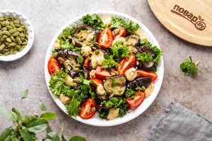 Салат с хумусом Салат с хумусом