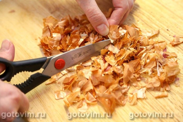 Мраморные яйца в луковой шелухе и чае каркаде