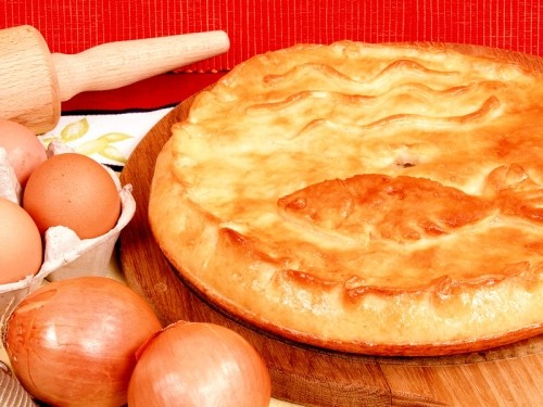 Сливочный пирог с картофелем и рыбой Сливочный пирог с картофелем и рыбой