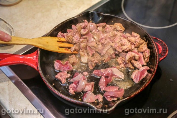 Бочонки с куриной печенью и тыквой