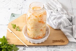 Квашеная салатная капуста Квашеная салатная капуста