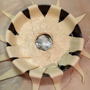 Слоеный пирог с курицей и сыром Слоеный пирог с курицей и сыром