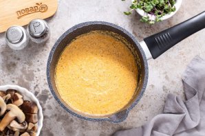 Грибная подлива из замороженных грибов