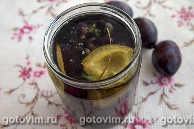 Компот из сливы с виноградом Компот из сливы с виноградом