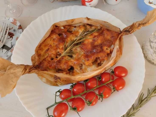 Запеченная курица с картофелем