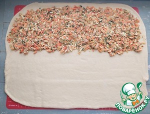 Пирог с тунцом и яйцом "Новогодний"