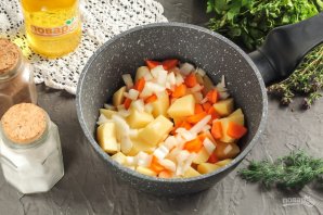 Крем-суп с тунцом