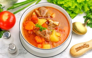 Шурпа на пиве