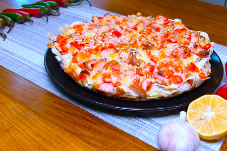 Пирог из лаваша с сыром Пирог из лаваша с сыром