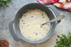 Лимонно-черничные оладьи Лимонно-черничные оладьи