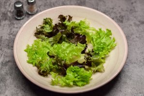 Салат с семгой и манго Салат с семгой и манго