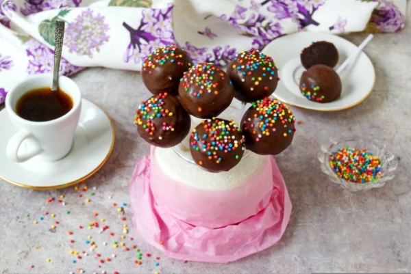 Вегетарианские кейк попсы