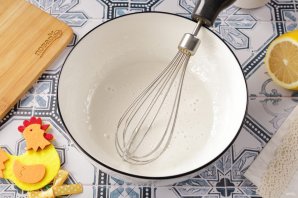 Глазурь для кулича нелипкая