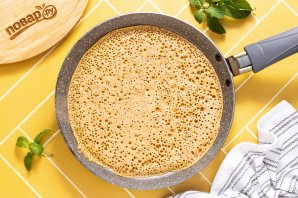 Блины из полбяной муки без яиц