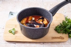 Баклажаны в томатном соке на зиму Баклажаны в томатном соке на зиму