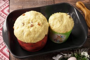 Творожный пасхальный кулич